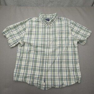 Smith's Workwear Men's Button Down Shirt Large Norm Core Gorpcore